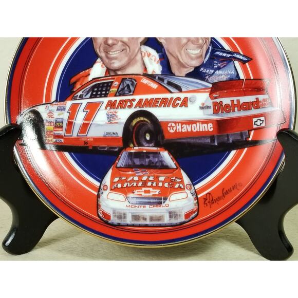 Darrell Waltrip Reflections Of A Champ 6 1/2" Year 1997 Wall Decor Plate Vtg - Picture 6 of 12
